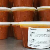 Puttanesca Sauce · 16 oz. tub of marinara-style tomato sauce with black olives, capers
and anchovy.