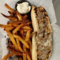 Philly Cheesesteak · All beef, with or without, choice of cheese.