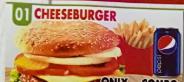 01. Cheeseburger · Patty on a bun with cheese. Grilled or fried patty with cheese on a bun.
