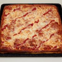 Sicilian Pizza · Thick, square style. 