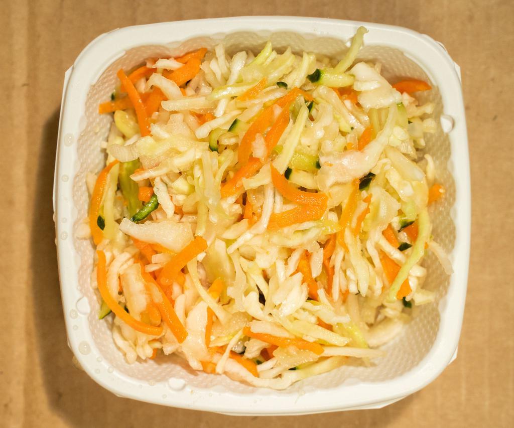 Coleslaw · A side of coleslaw.