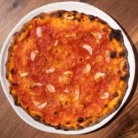 Marinara (no cheese) · tomato, garlic, oregano