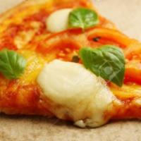 Margherita Pizza Slice · Tomato sauce, cheese, oregano.