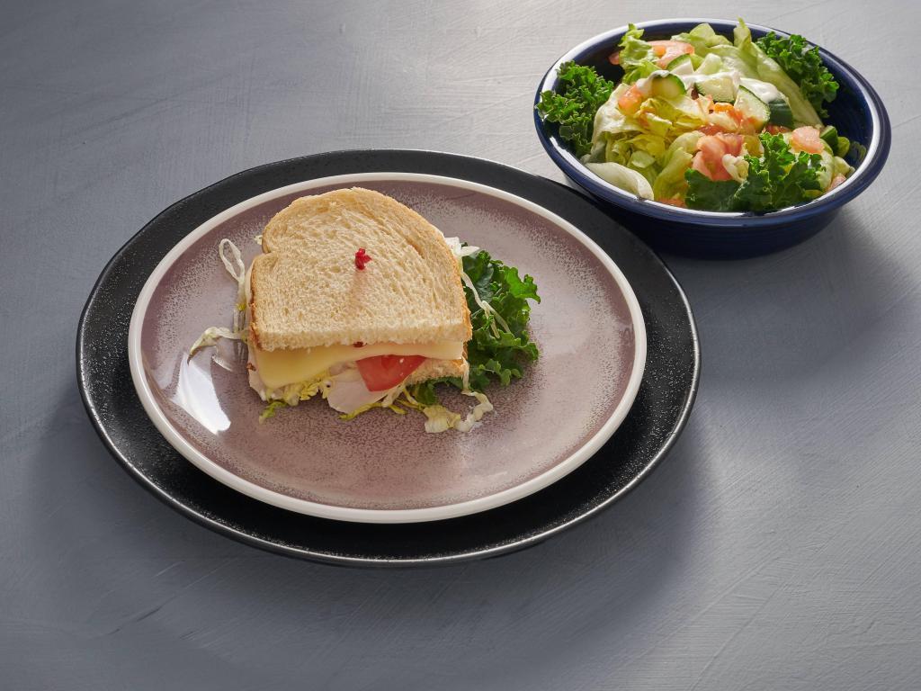 ½ Sandwich with Salad · 