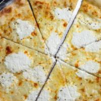 White Pizza · Mozzarella, Ricotta & Romano cheese