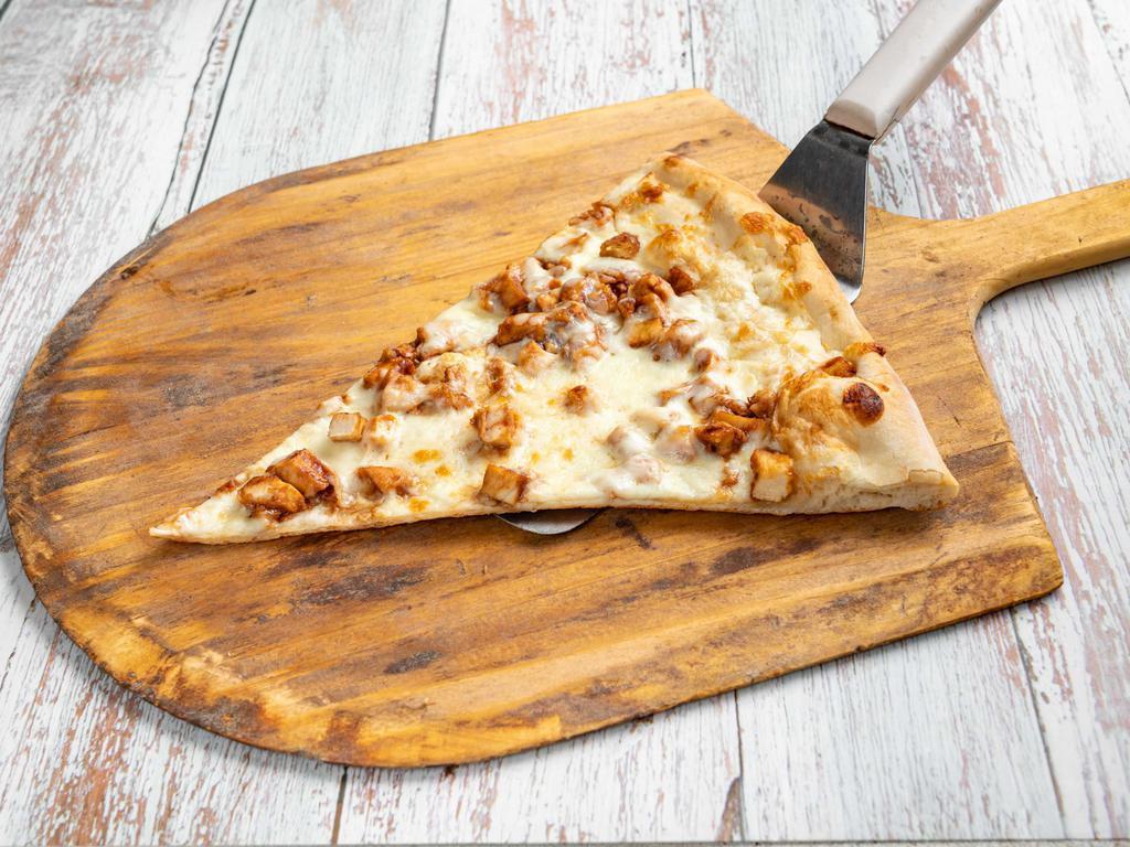 BBQ Chicken Pizza · Chunks of Chicken Cutlet Sauteed in BBQ Sauce