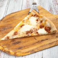Lasagna Slice · Ground Beef, with Ricotta Cheese and Mozzarella Cheese.