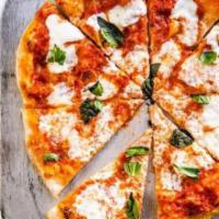 Margherita Pizzas · Fresh Tomato, Ricotta, Mozzarella and Fresh Parsley