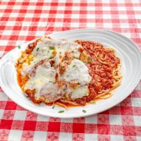 Veal Cutlet Parmigiana · Choice of pasta or side.