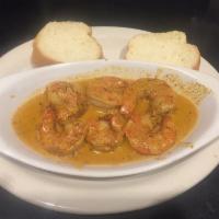 Creole Prawns · Prawns sauteed with creole seasoning.
