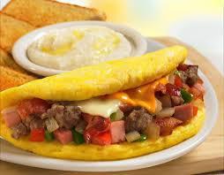 Meat Lover’s Omelet · Omelet with bacon, country sausage, diced ham, American cheese, onions and tomatoes.