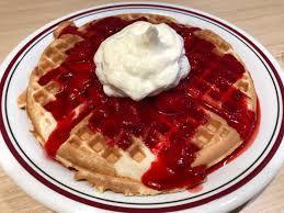 Strawberry Waffle Platter · 