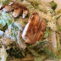 Chicken Caesar Salad · Lettuce, crouton, chicken, and Caesar dressing.