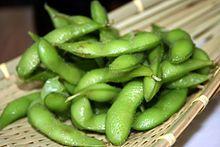 Edamame · Steamed Japanese soybean.