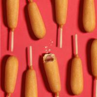 Corn Dog · A delicious frank dipped in sweet honey corn batter and deep-fried to perfection! 