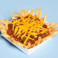 Classic Chili Cheese Fries · Golden brown french fries topped with Wienerschnitzel's world-famous, secret-recipe chili an...
