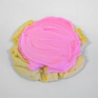 Sugar Cookie · Classic Sugar cookie with yummy pink frosting.