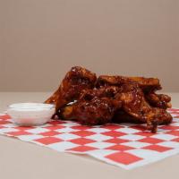 BBQ Wings · Classic Bone-In Chicken Wings, smothered in our delicious BBQ sauce.