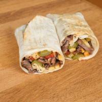 25. Adana Wrap · Charbroiled and grilled, minced lamb with parsley, red onions and spices. Wrapped in warm la...