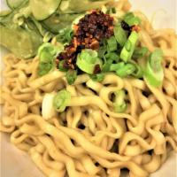 Minced Pork Rice/ Noodle Bowl · Rice / noodle bowl served with minced pork sauce, broccoli, oshinko and egg  
