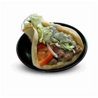 Gyro Combo · Served with regular side and drink.