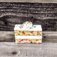 Funfetti Birthday Cake Slice · 