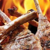 Lamb Chops · Add saffron rice for an additional charge.