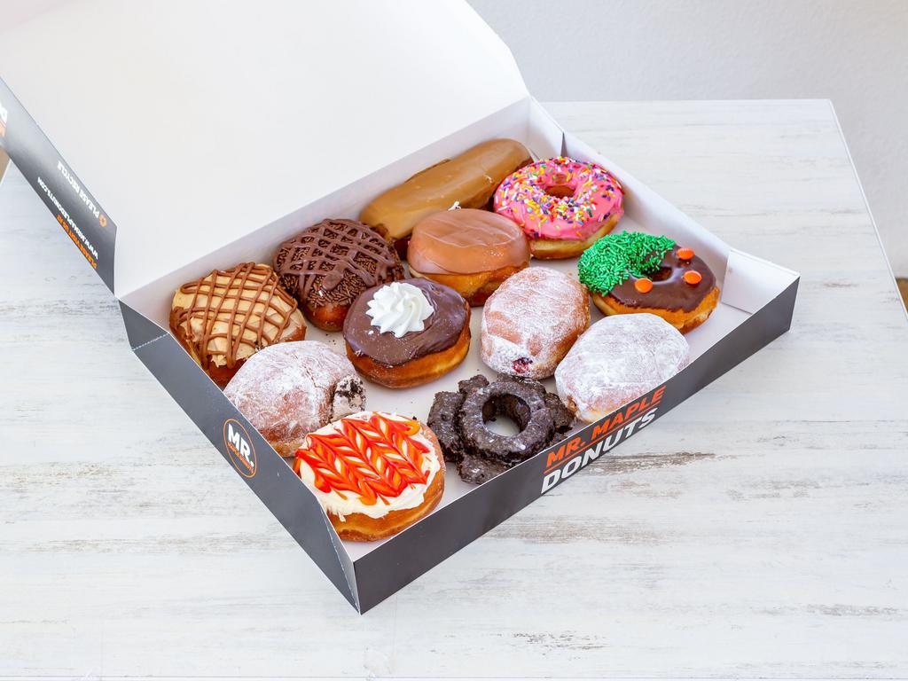 6 Classic Donuts and 6 Fancy Donuts · 