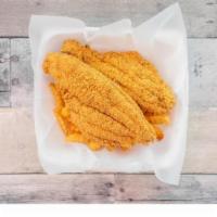 Catfish Basket · Two pc catfish served with golden French fries