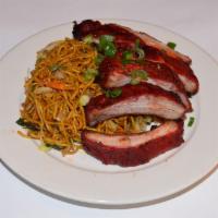 D1. BBQ Baby Back Chow Mein · 
