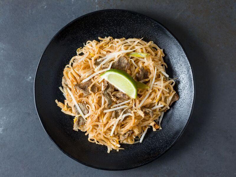 I Love Pad Thai · Stir-fried rice noodle with bean sprout, scallion,  egg , crushed peanut and lime