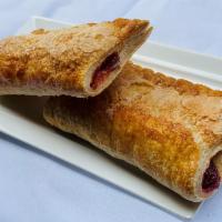 Chicharron de Guayaba · A flaky puff pastry with sweet guava paste on the inside, looks very similar to friend pork ...