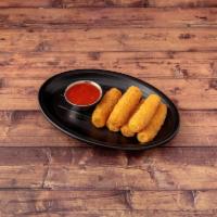 Mozzarella Sticks with Tomato Sauce · 6 pieces.