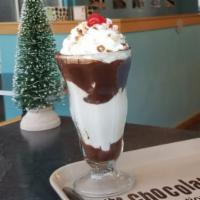 Oh Fudge! Sundae · Our very own homemade milk chocolate hot fudge sundae. The star of our show. 2 scoops of van...