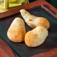 Pan de Yuca · 3 pieces. Yuca flour bread stuffed with cheese. Gluten-free.