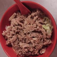 Beef Don · Thin Sliced beef with onion veggie over rice