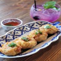 Fried Thai dumplings · Crispy Chicken and shrimp dumplings served with sweet and chili sauce 