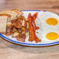 Fry Up  · 2 eggs fried, scrambled, or poached your way, served with our own home fries, choice of toas...