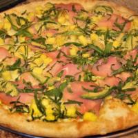 Island Pizza · Ham, pineapple and fresh mozzarella.