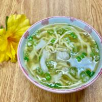 24. Chicken Noodle Soup · Soup that is made with chicken, broth, noodles, and vegetables. 