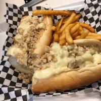 Chicken Cheese Steak Sandwich · 