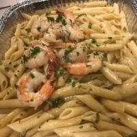 Jumbo Shrimp Scampi · Shrimp sauteed in garlic and butter in scampi sauce.