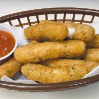 Mozzarella Cheese Sticks · Mozzarella Cheese Stick: Mozzarella cheese that has been coated and fried.