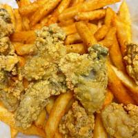Fried Oysters Fried Basket · 8 pieces. Hand-breaded and deep-fried.