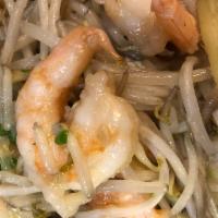124. Shrimp with Bean Sprouts · Served with choice of rice.