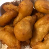 153. Sweet and Sour Chicken · Served with choice of rice.