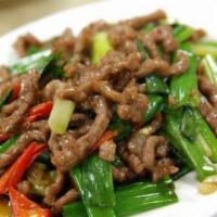 101. Mongolian Beef · Spicy.