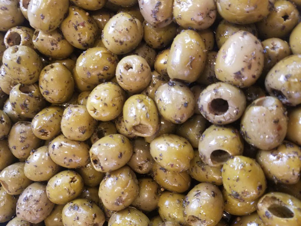Green Olives  · Freshly made green olives are one of our best selling salads!  Are you going to miss out on all the hype? Your 1 LB. package is waiting for you! 