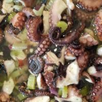 Octopus Salad · Come try a delicious 1 LB. package of our octopus salad! 