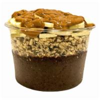Dream Bowl · Organic acai, peanut butter, kale, 100% apple juice, honey, banana and blueberries. Topping:...